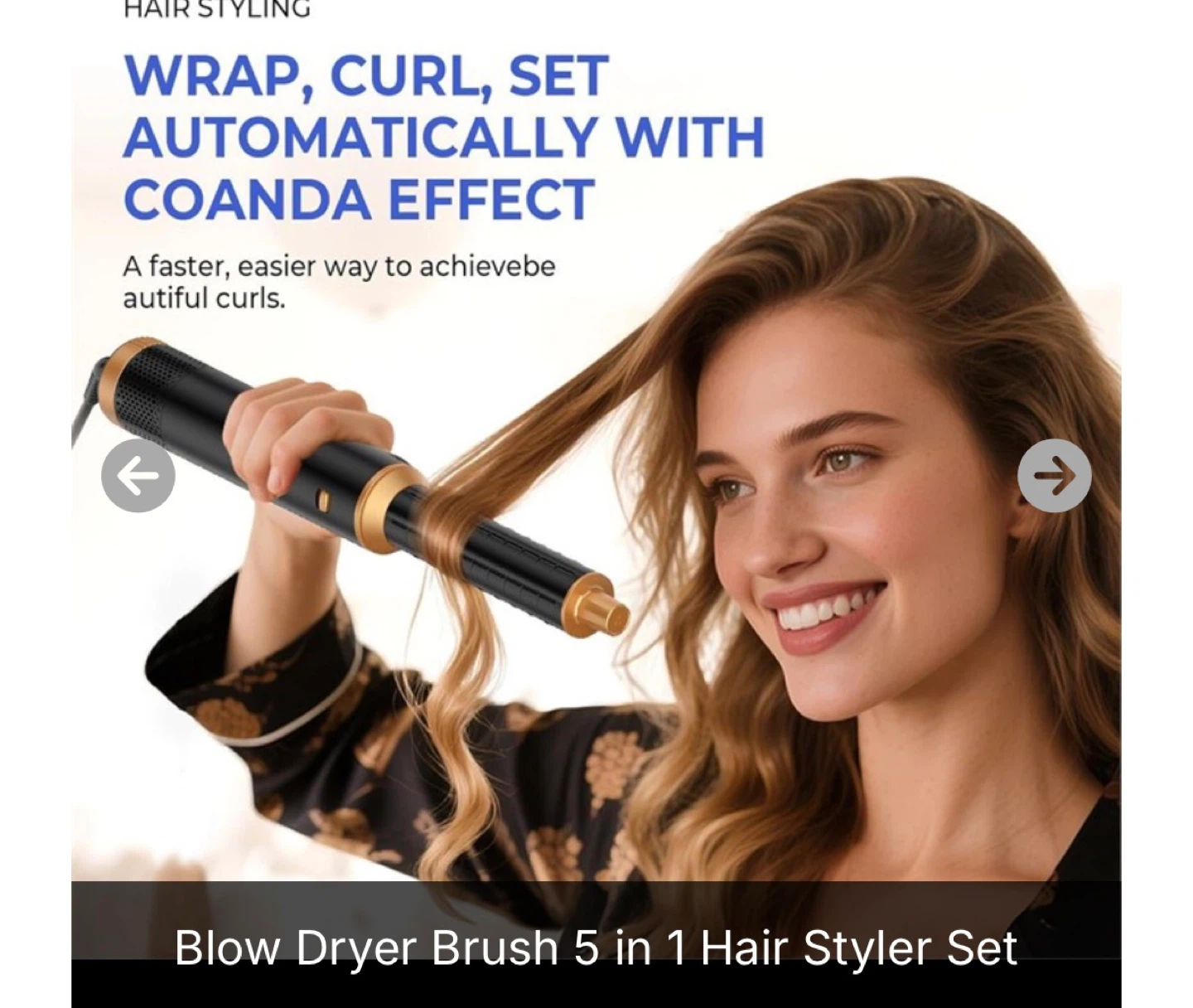 5-in-1 Blow Dryer Brush Hair Styler Set - photo 2