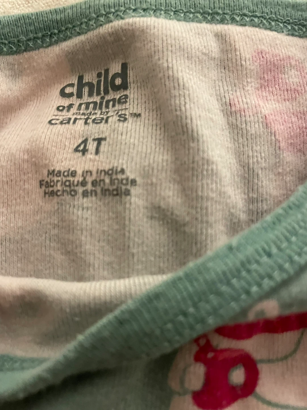 Child of Mine by Carter's Pajama Set Size 4T - photo 3