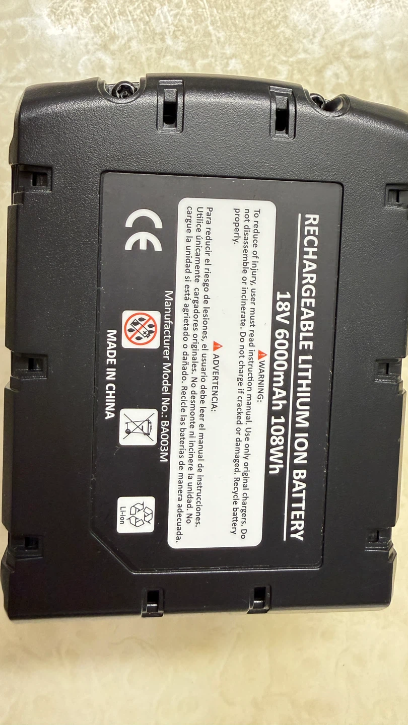 18V Lithium-Ion Battery 6.0 Ah - photo 4