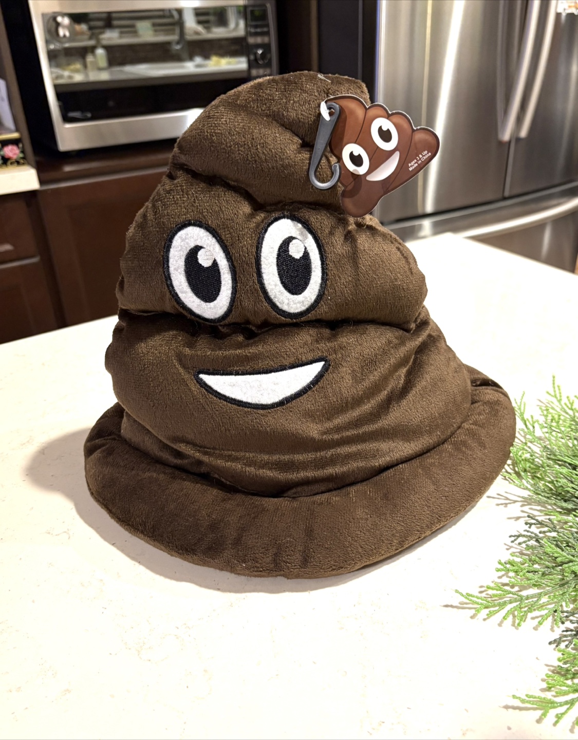 Brown Poop Emoji Plush Hat