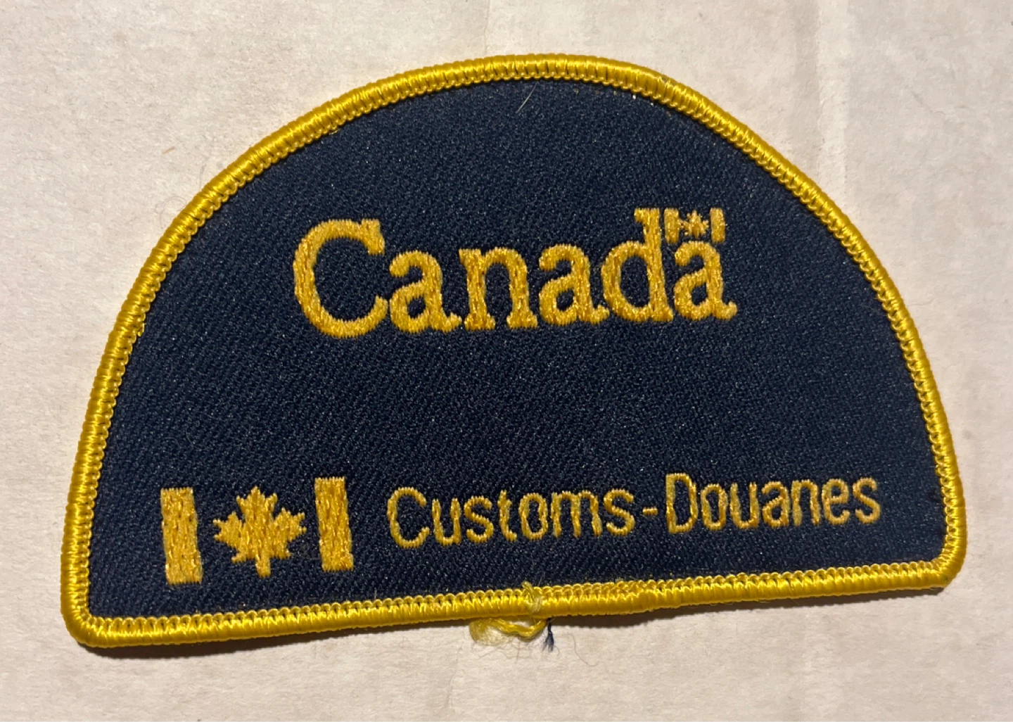 Canada Customs-Douanes Embroidered Patch