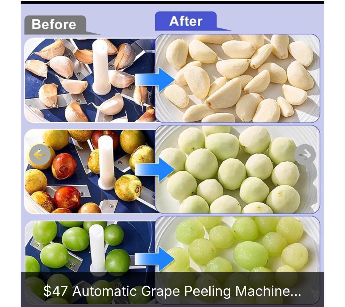 Automatic Grape Peeling Machine - photo 3