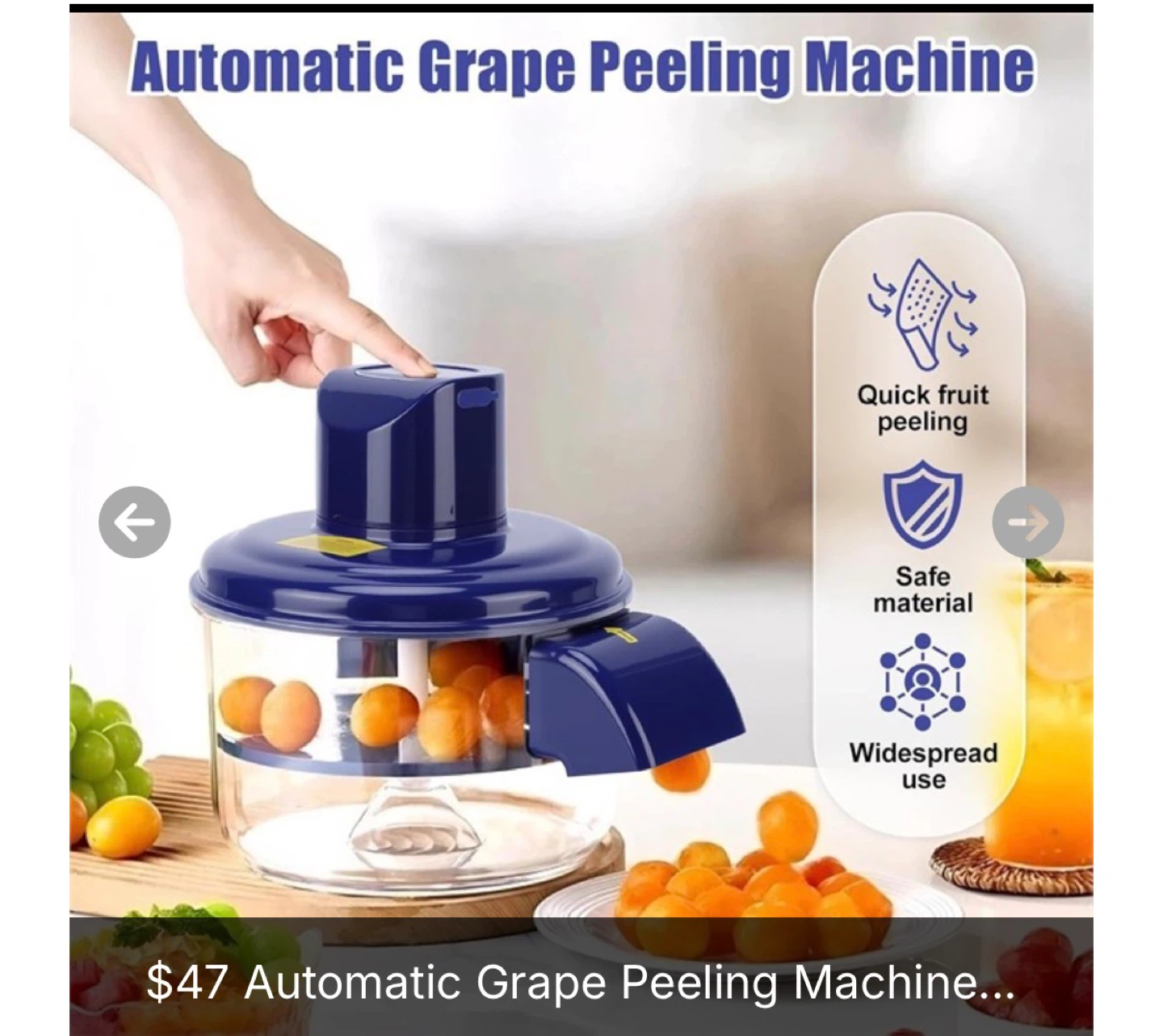 Automatic Grape Peeling Machine - photo 2