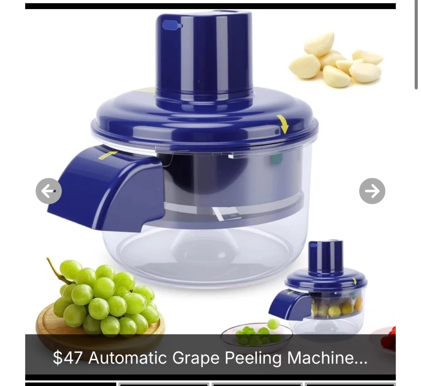 Automatic Grape Peeling Machine