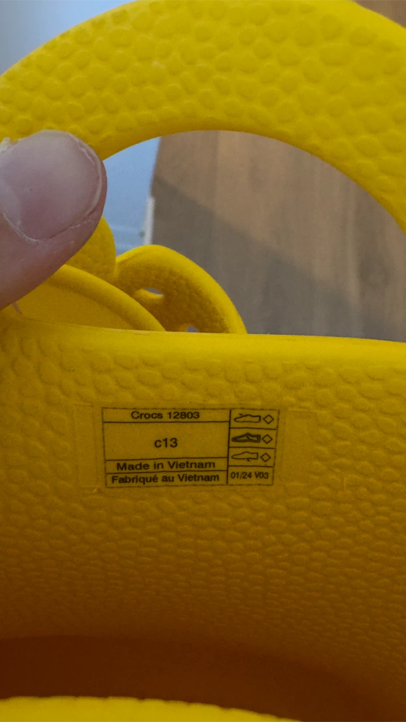 Crocs Yellow Rain Boots C13 - photo 2
