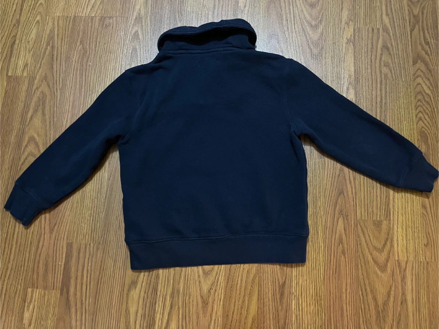 GapKids boys’ small shawl collar pullover, navy - photo 4
