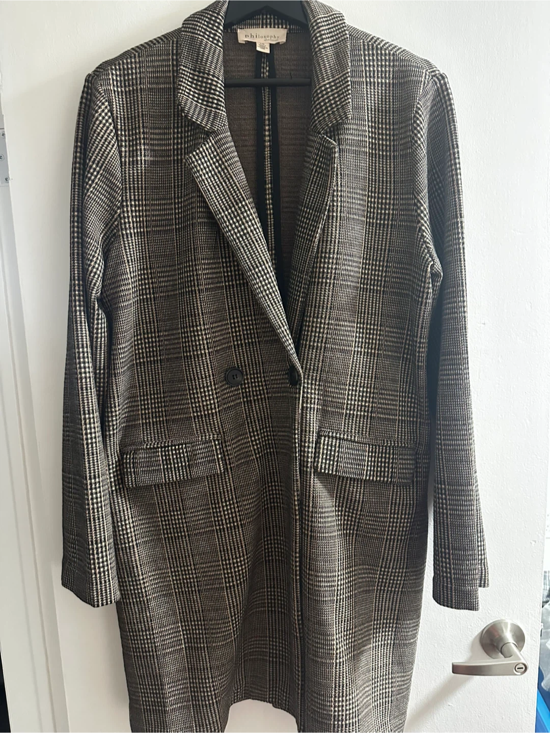 Philosophy Plaid Blazer Jacket - Size L