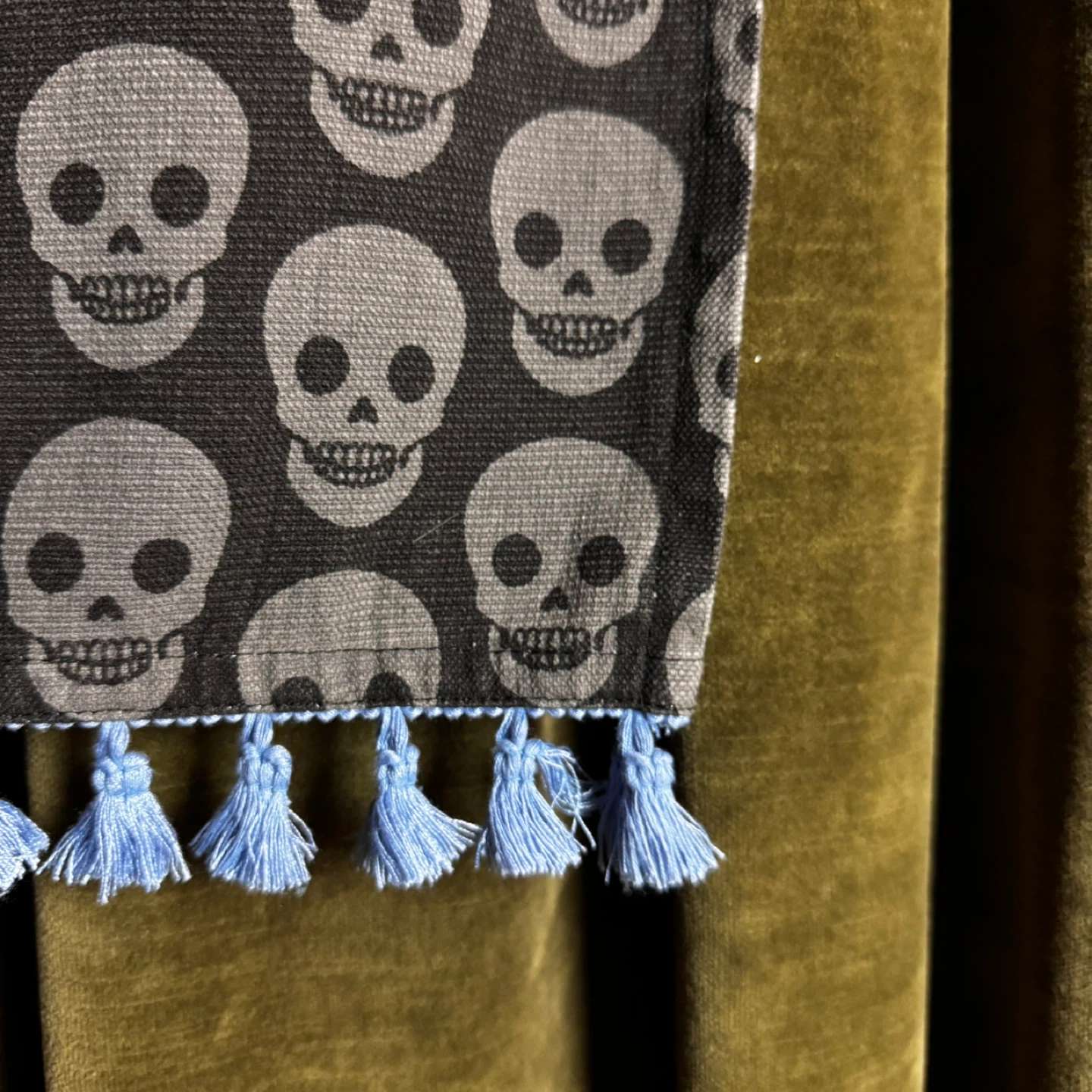 NEW Day of The Dead Table Runner Dia De Los Muertos Tablecloth - photo 5