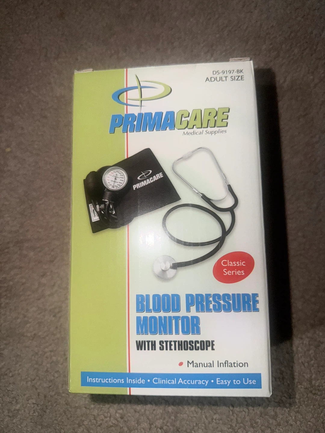 Primacare Blood Pressure Monitor with Stethoscope