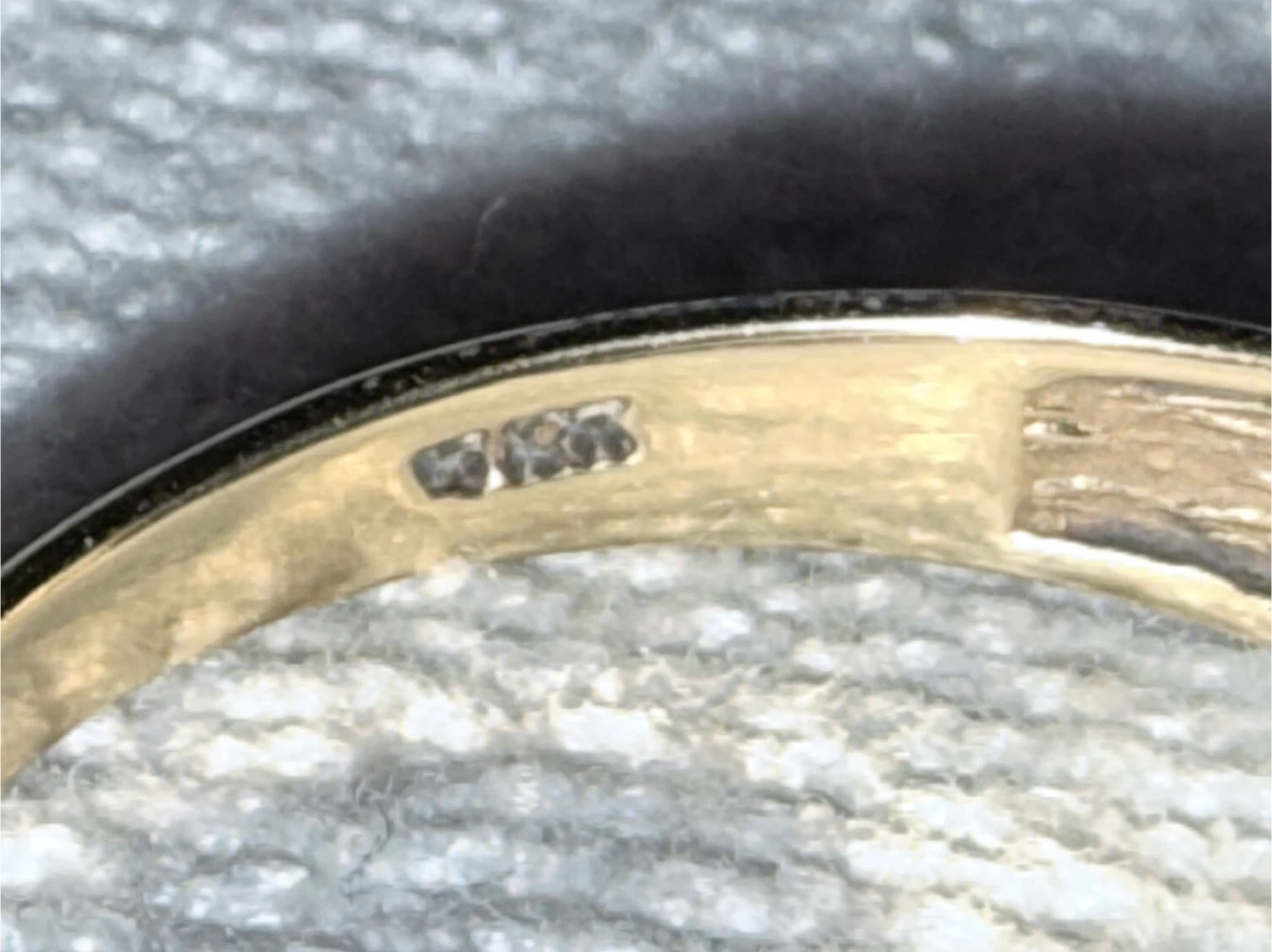 Gold Ring with Clear Stone - photo 2