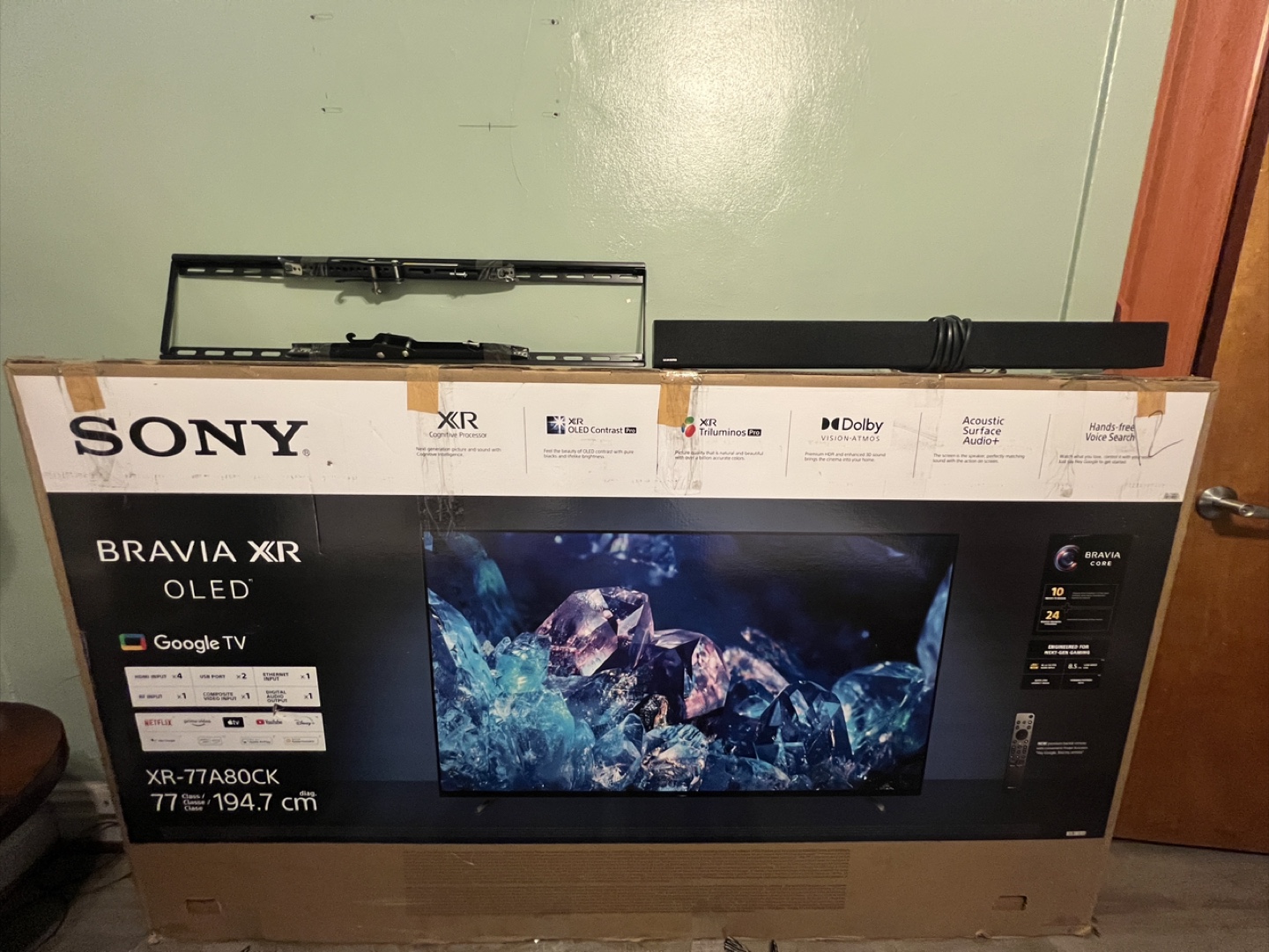 75” Samsung 4K Smart TV + FREE Soundbar & Wallmount