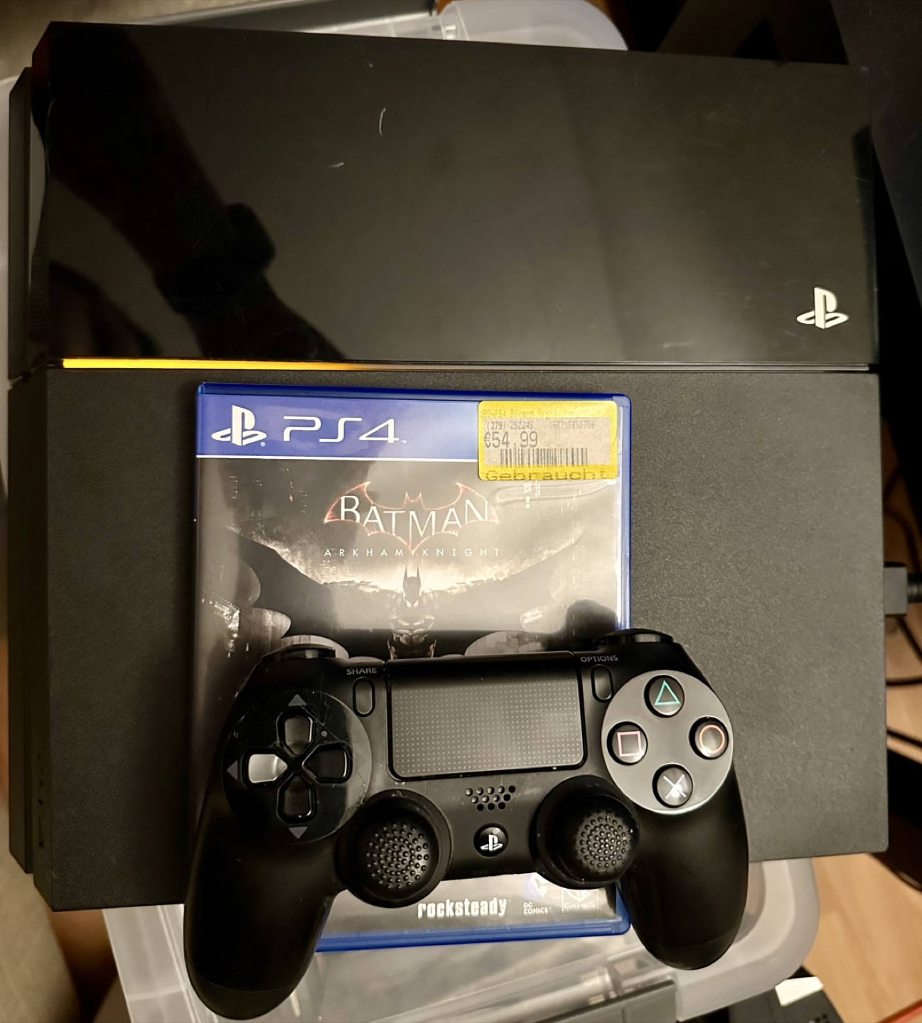 PS4 Console with Batman Arkham Knight
