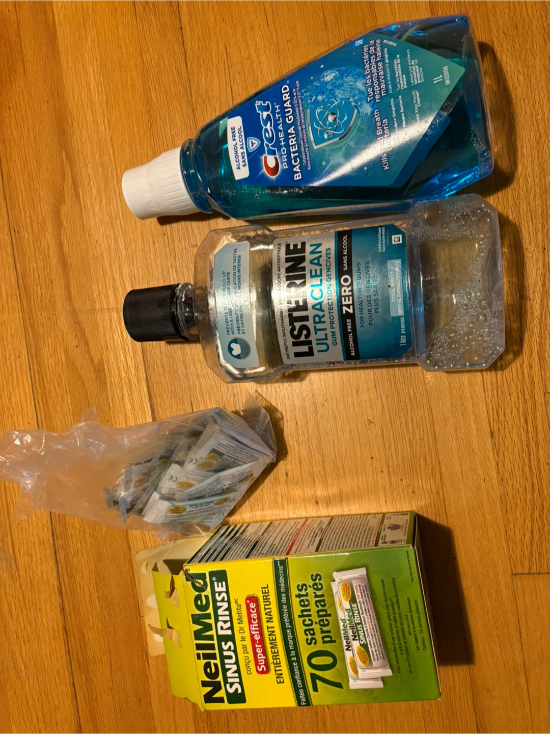 Mouthwash and  nasal wash salt