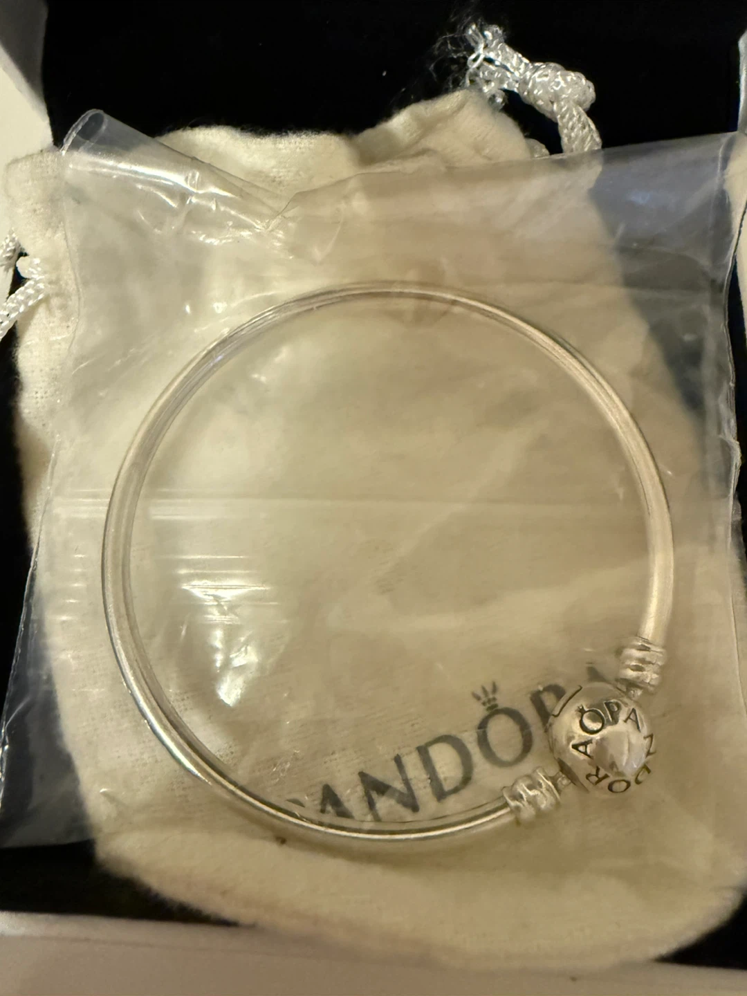 Pandora Sterling Silver Bangle Bracelet - photo 2