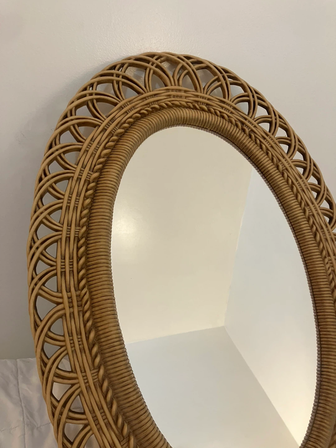 Vintage Burwood 30” Oval Mirror 1980 - Excellent Condition - photo 2