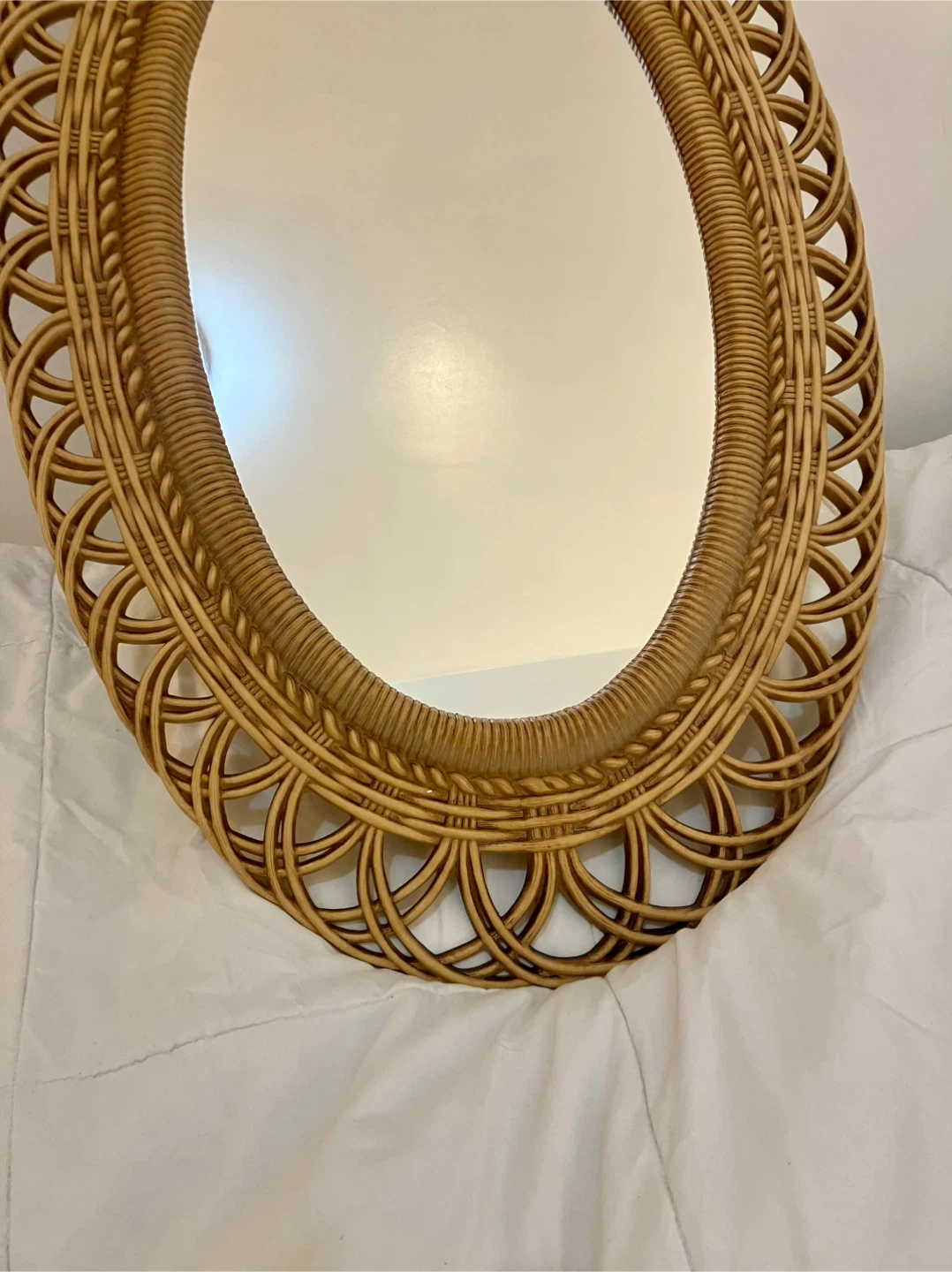 Vintage Burwood 30” Oval Mirror 1980 - Excellent Condition - photo 3