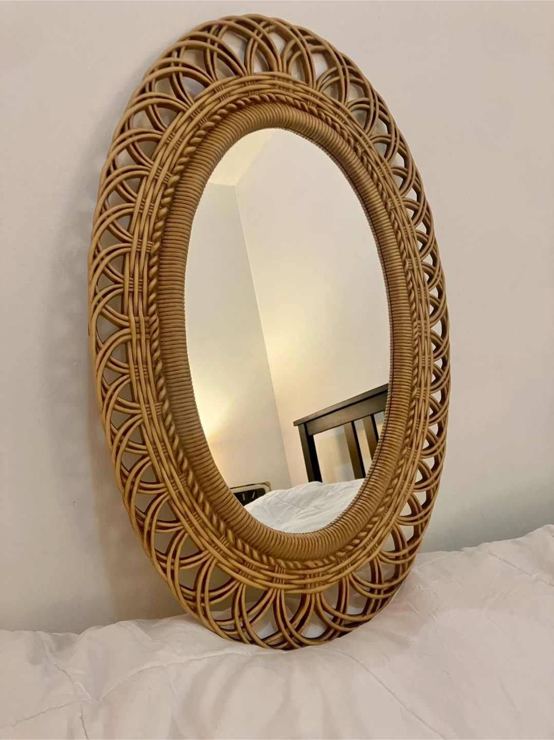 Vintage Burwood 30” Oval Mirror 1980 - Excellent Condition