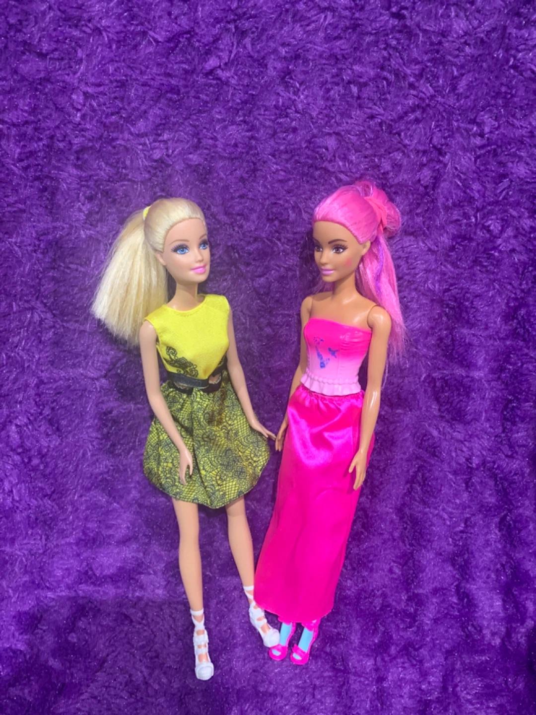 Two Barbie Dolls