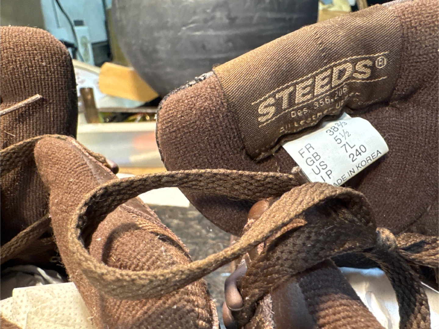 Steeds Brown Leather Riding Boots - Size 7L - photo 5