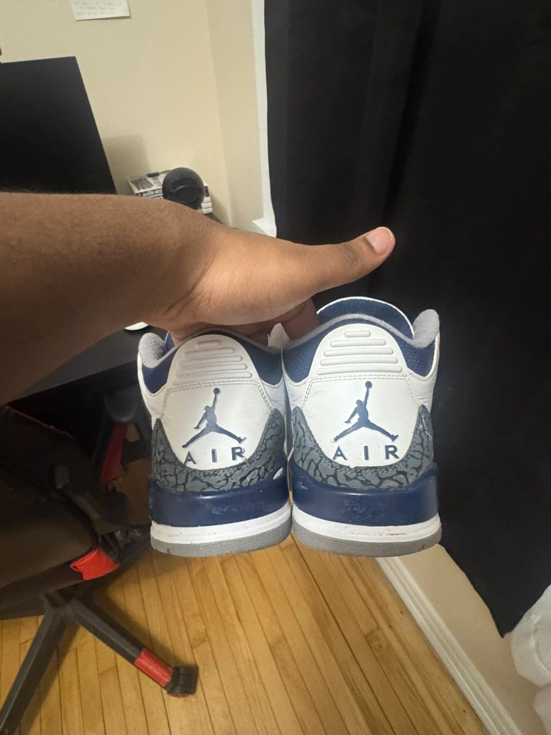 Jordan 3s navy - photo 4