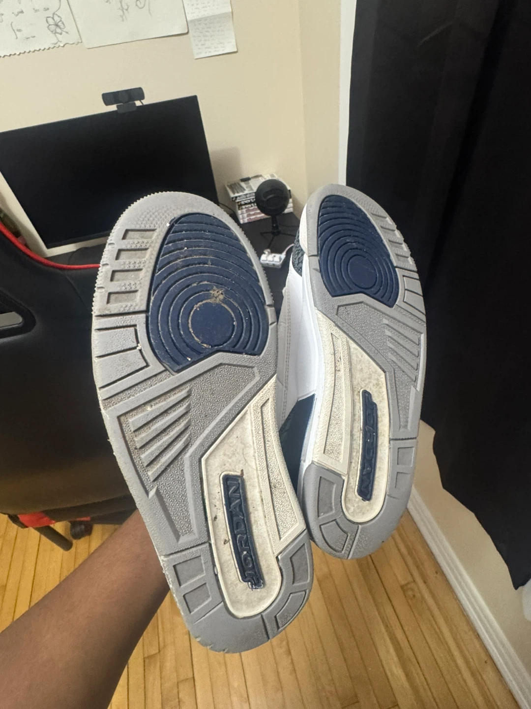 Jordan 3s navy - photo 3