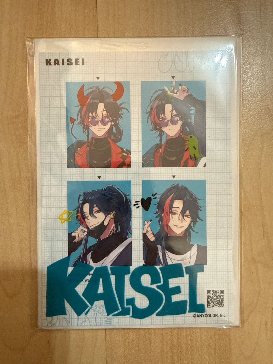 Nijisanji vtuber Kaisei 3SKM half anniversary photo bromide