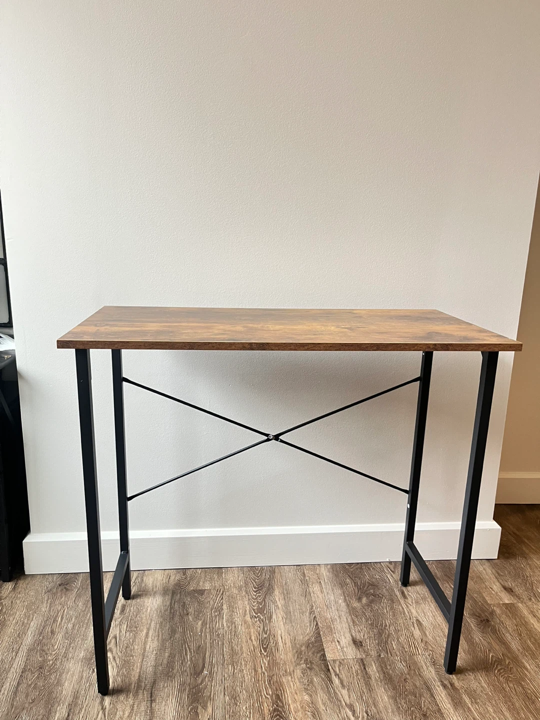 Rustic Wood Top Desk