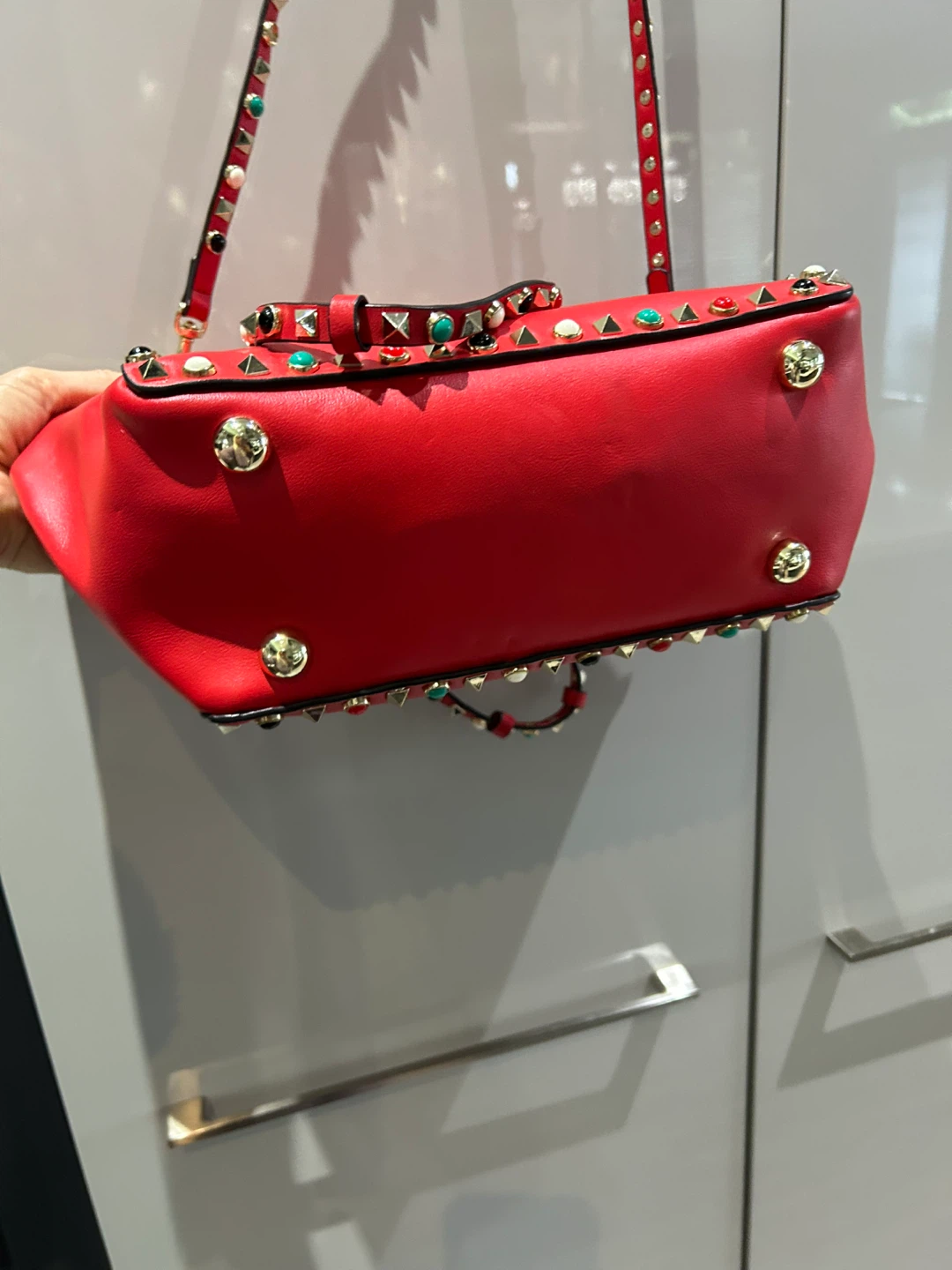 Red Studded Purse - photo 4