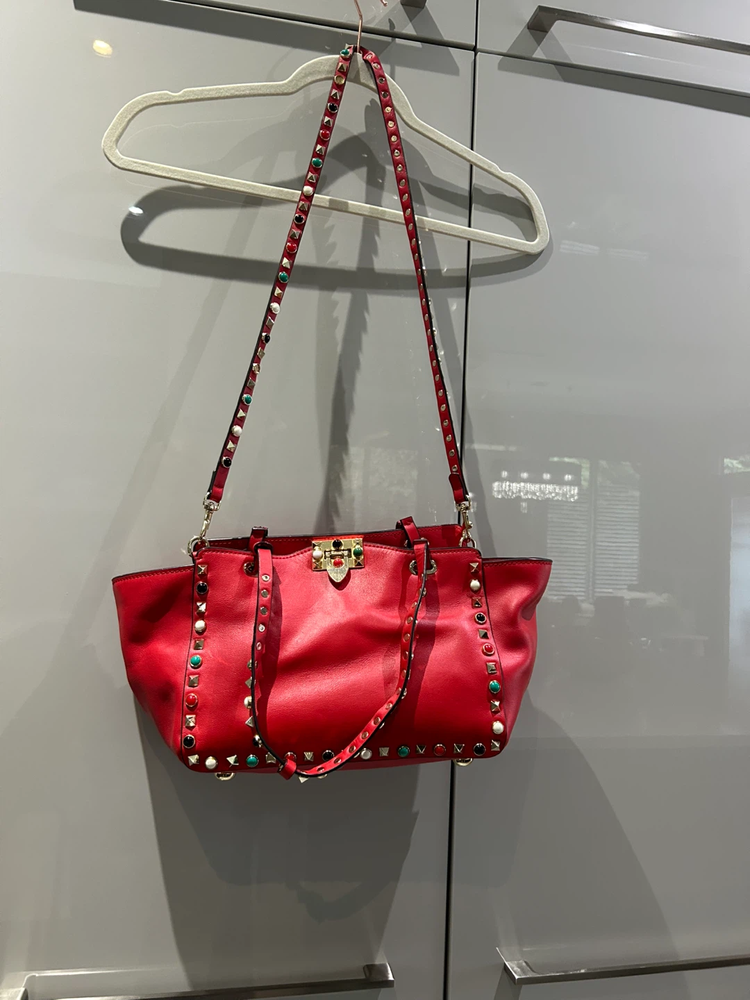 Red Studded Purse - photo 2