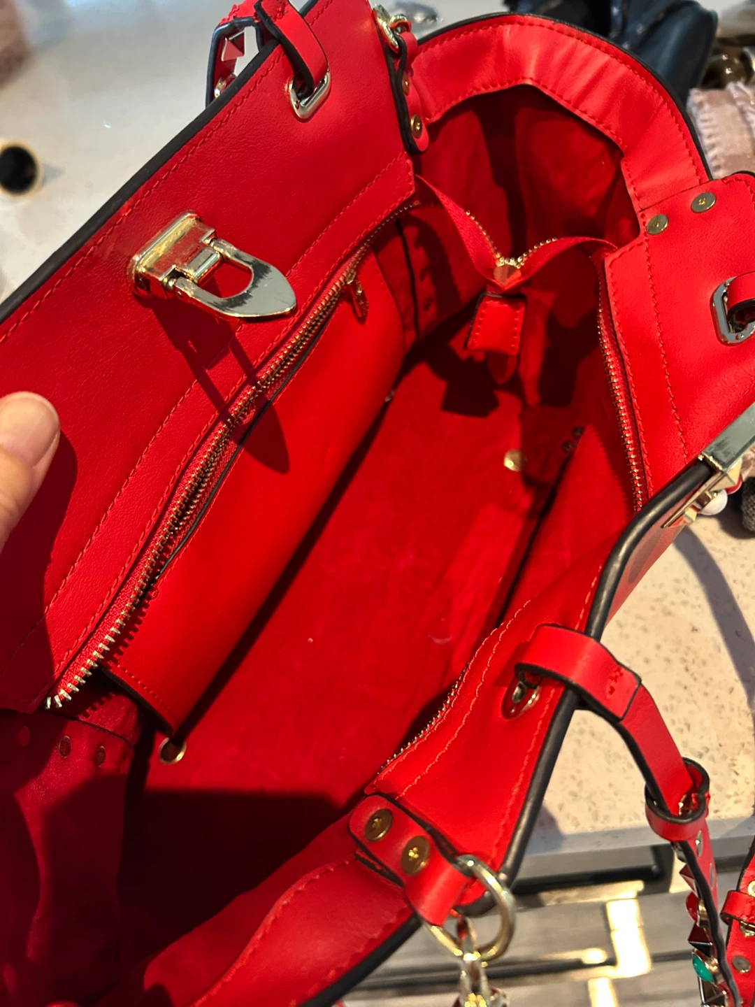 Red Studded Purse - photo 5