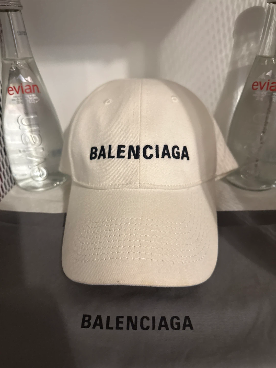 Balenciaga Cotton Baseball Cap - Beige