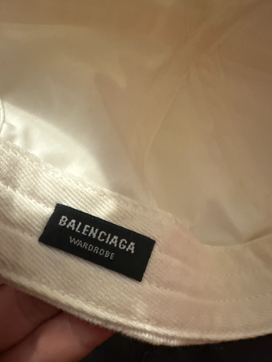 Balenciaga Cotton Baseball Cap - Beige - photo 2