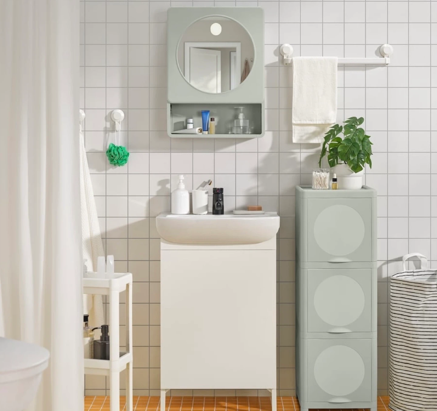 [New/Assembled] 2 IKEA KALLAX 3-Cube Unit (Mint) - photo 2