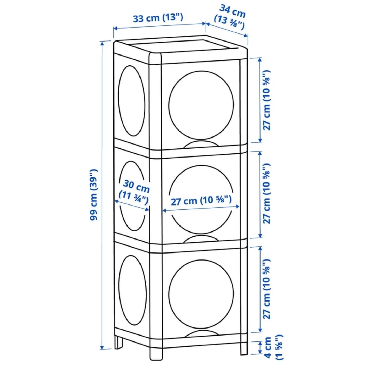 [New/Assembled] 2 IKEA KALLAX 3-Cube Unit (Mint) - photo 3