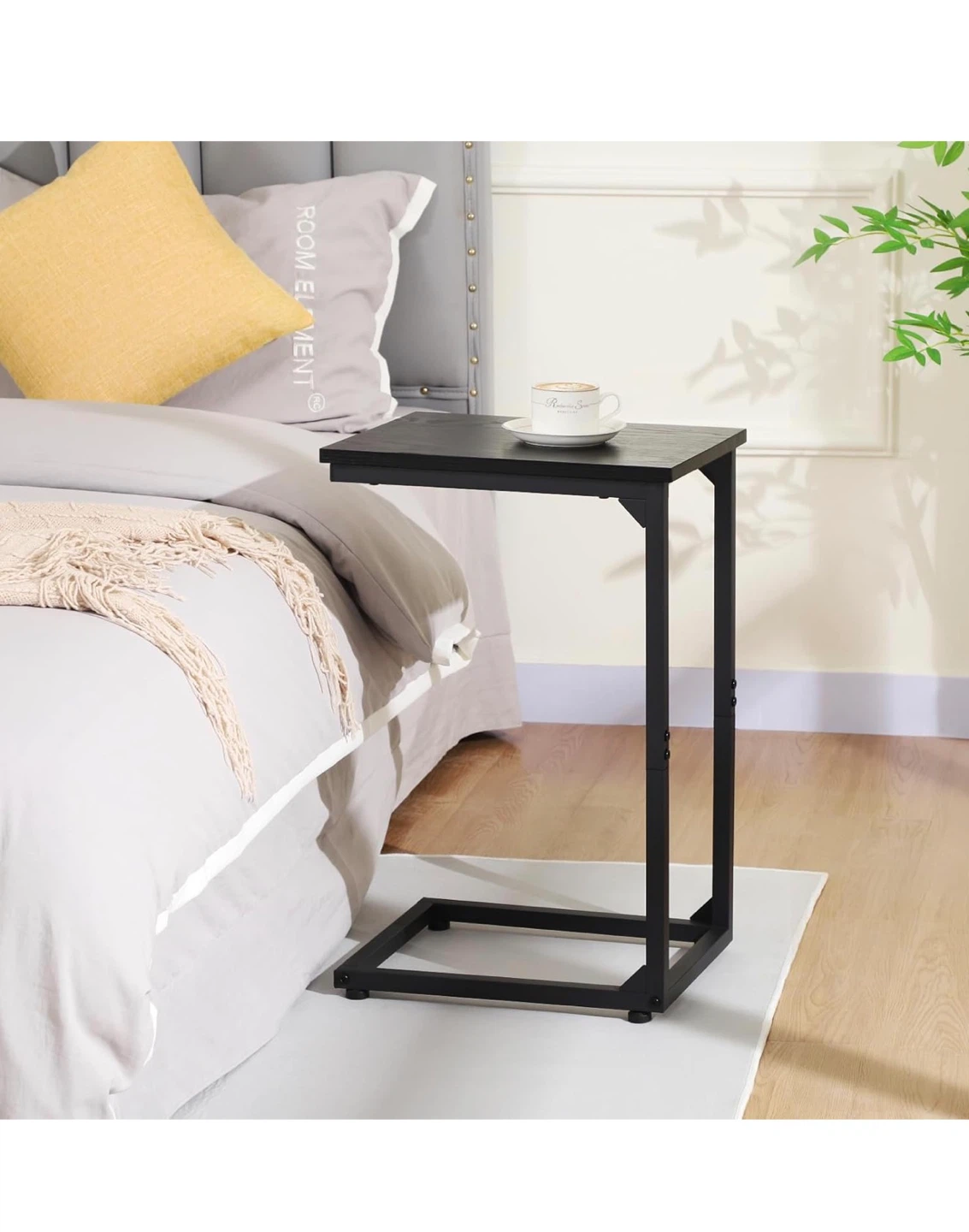 Black C-Table Side Table - photo 2