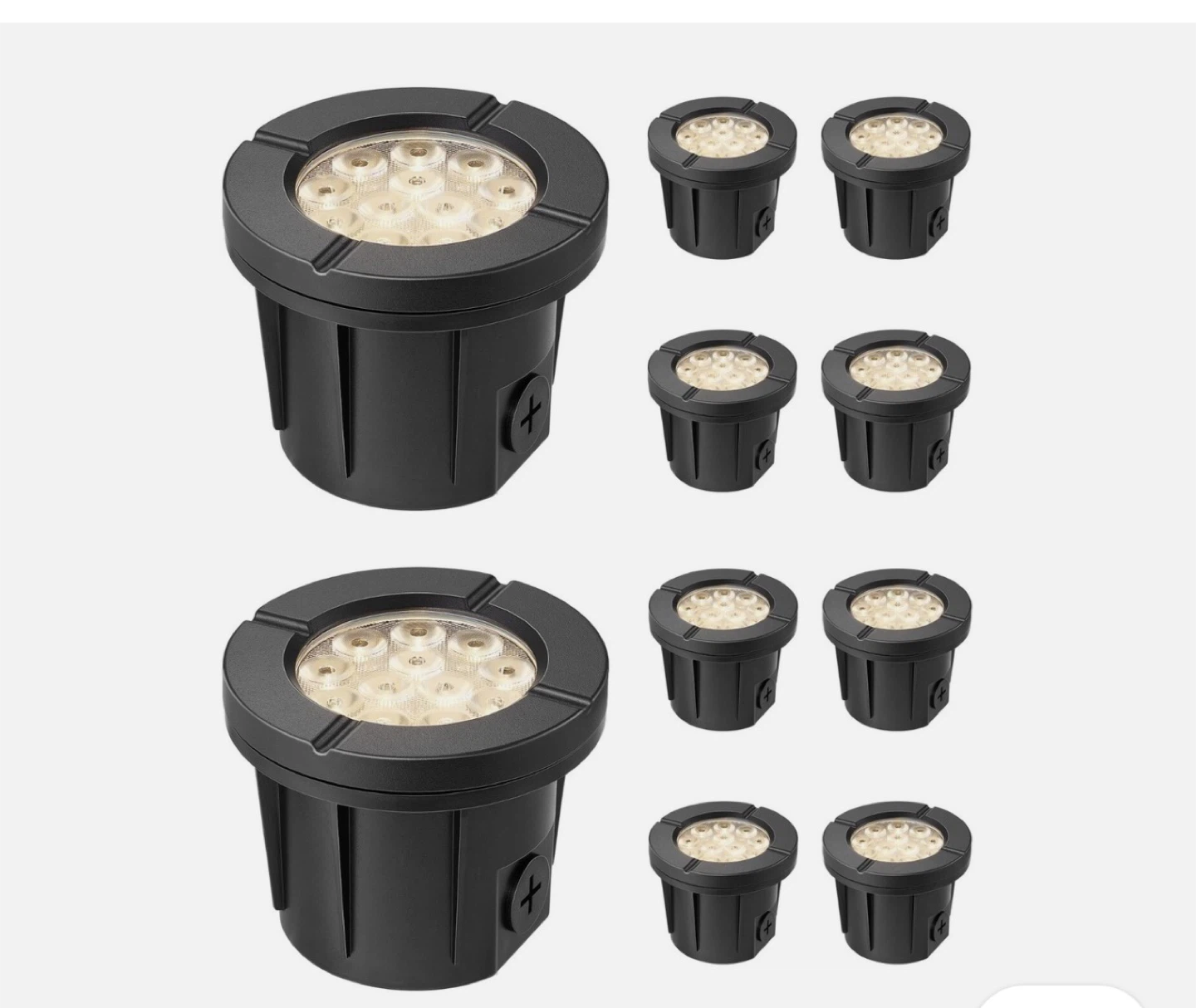 EDISHINE Outdoor LED Landscape Lights (8 Pack)