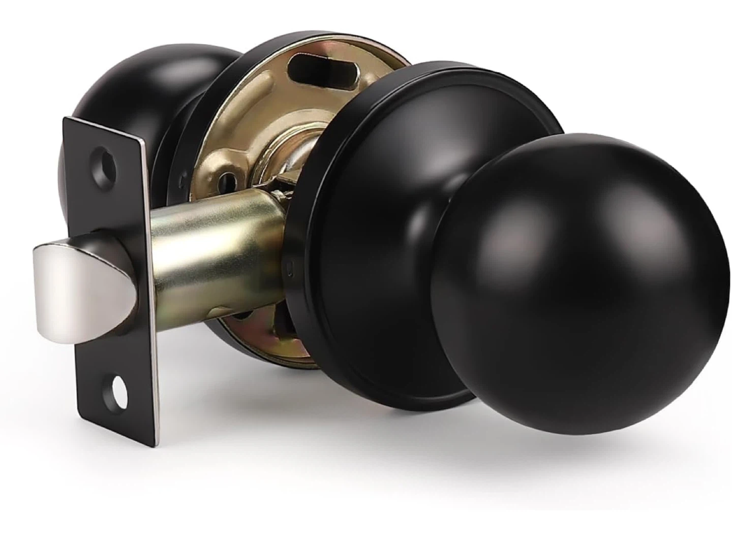 Matte Black Passage Door Knob 5 pieces