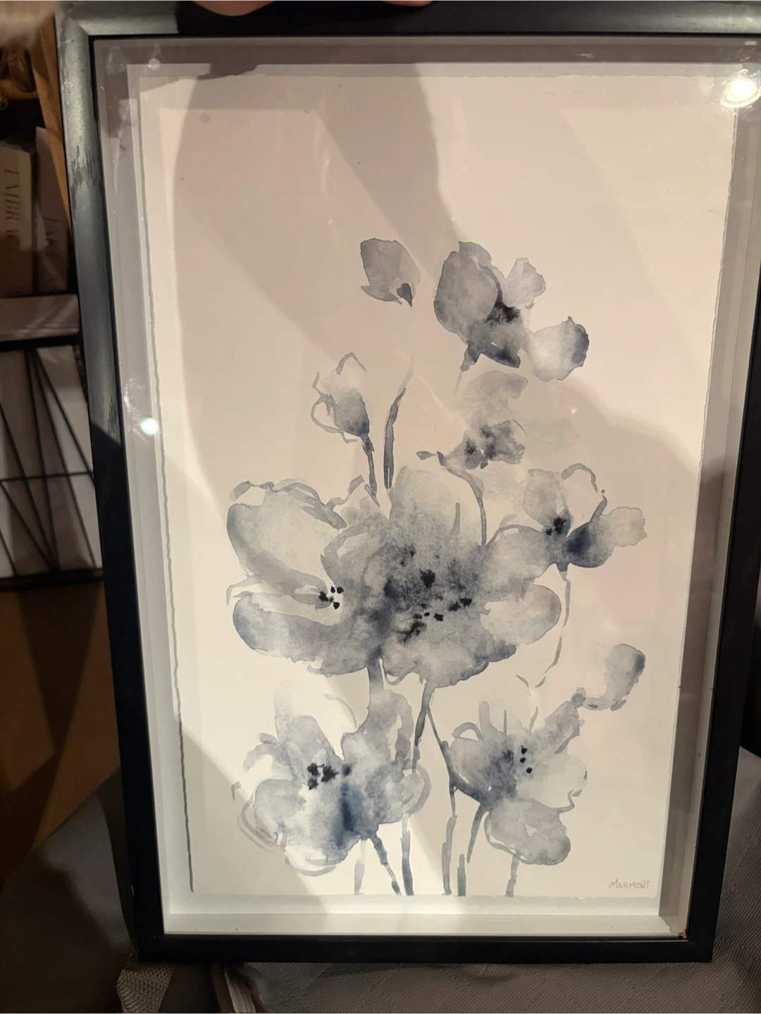 Framed Watercolor Floral Art Print