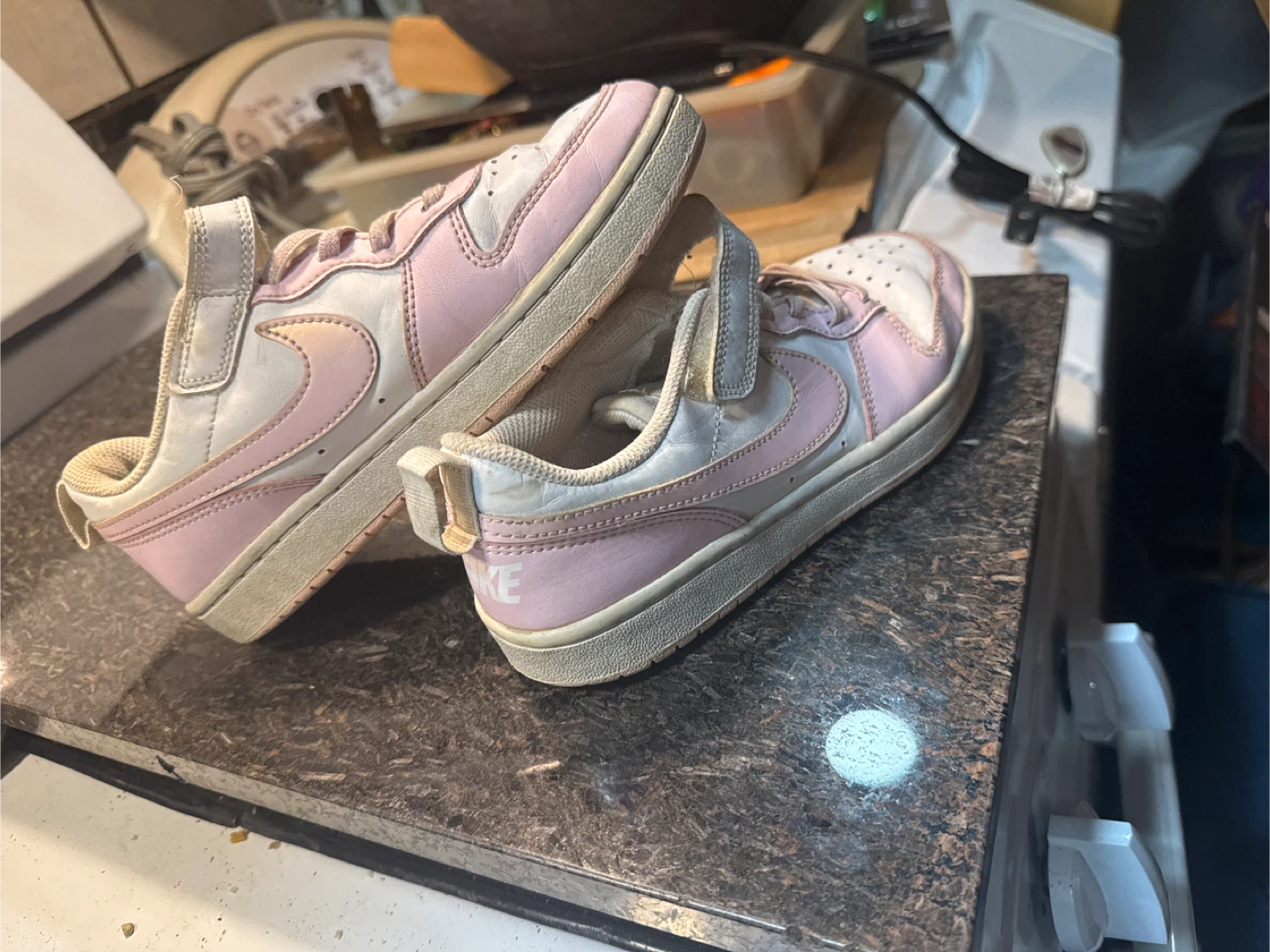 Nike Court Vision Low TD Pink White Toddler Shoes - photo 2
