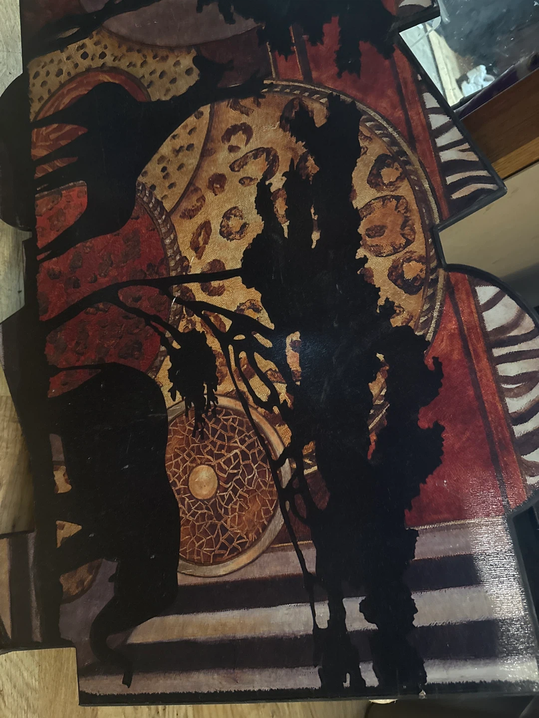 African Safari Silhouette Wall Art - photo 4