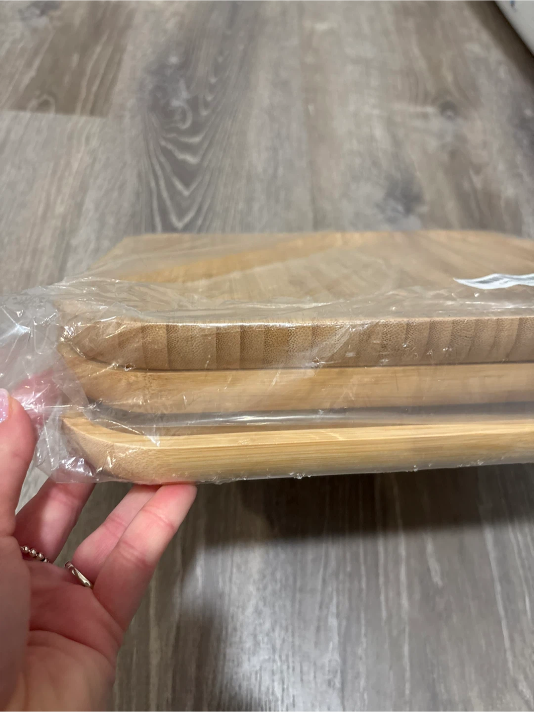 🥕3 new Bamboo Serving Trays - photo 2
