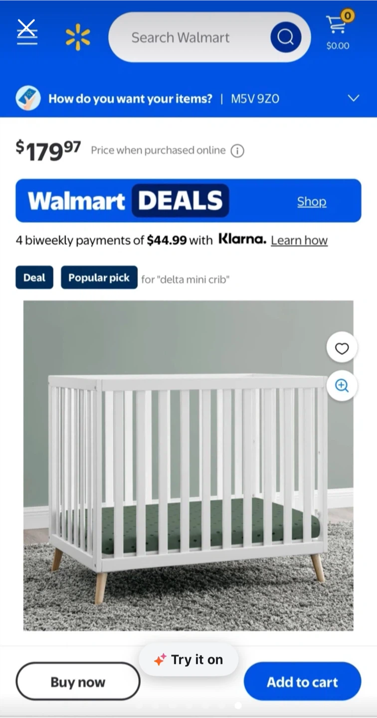Children Mini Crib - Grey( Matress not included ) - photo 4