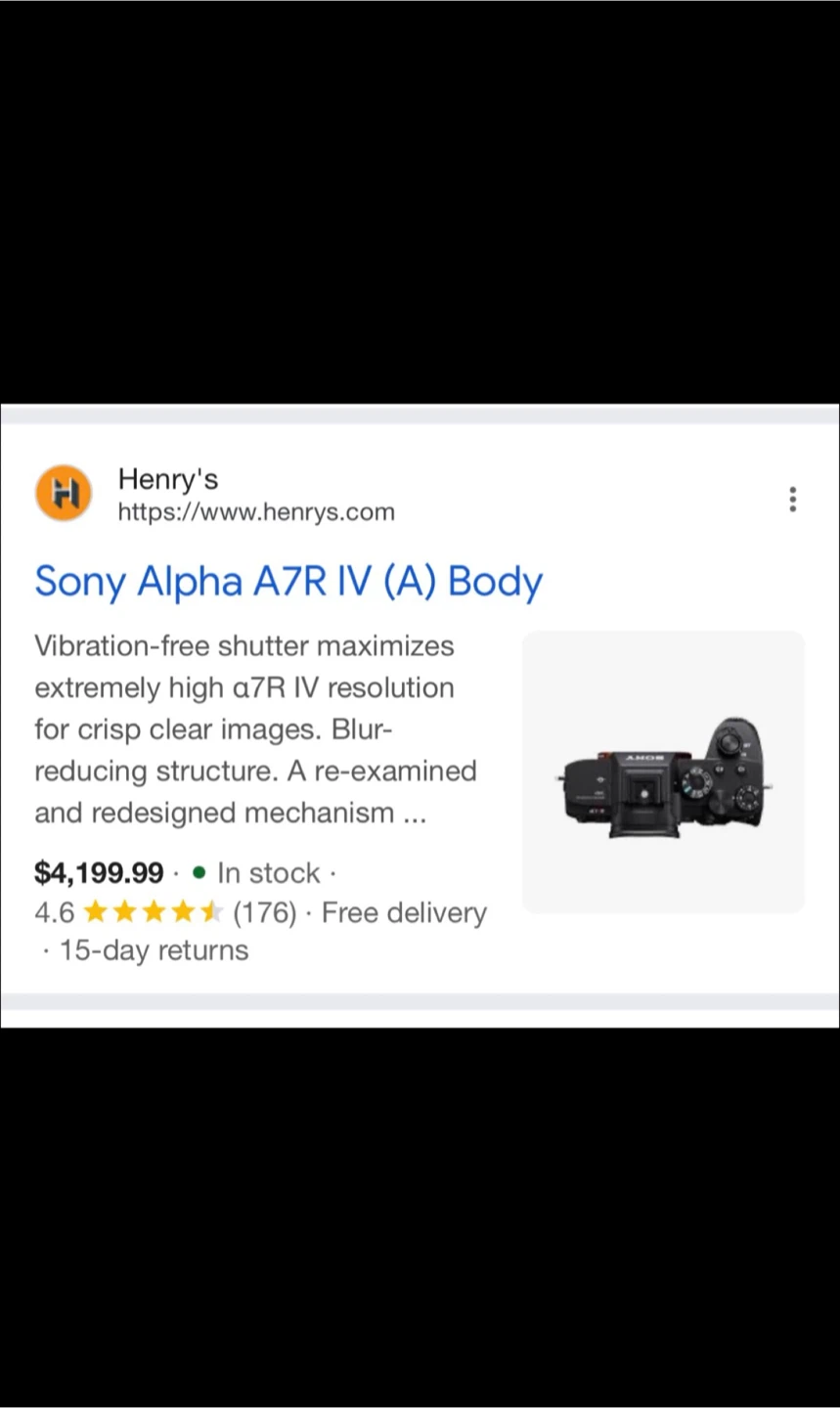 Sony A7Riv Digital Camera Body - photo 2