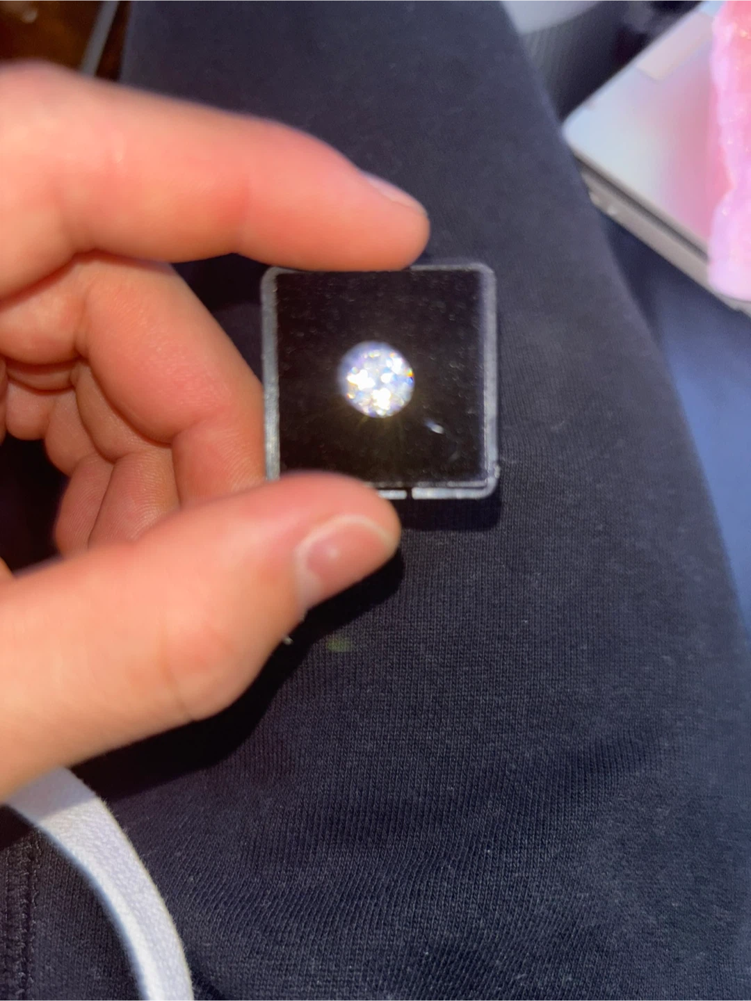 Round and oval moissanite - photo 2