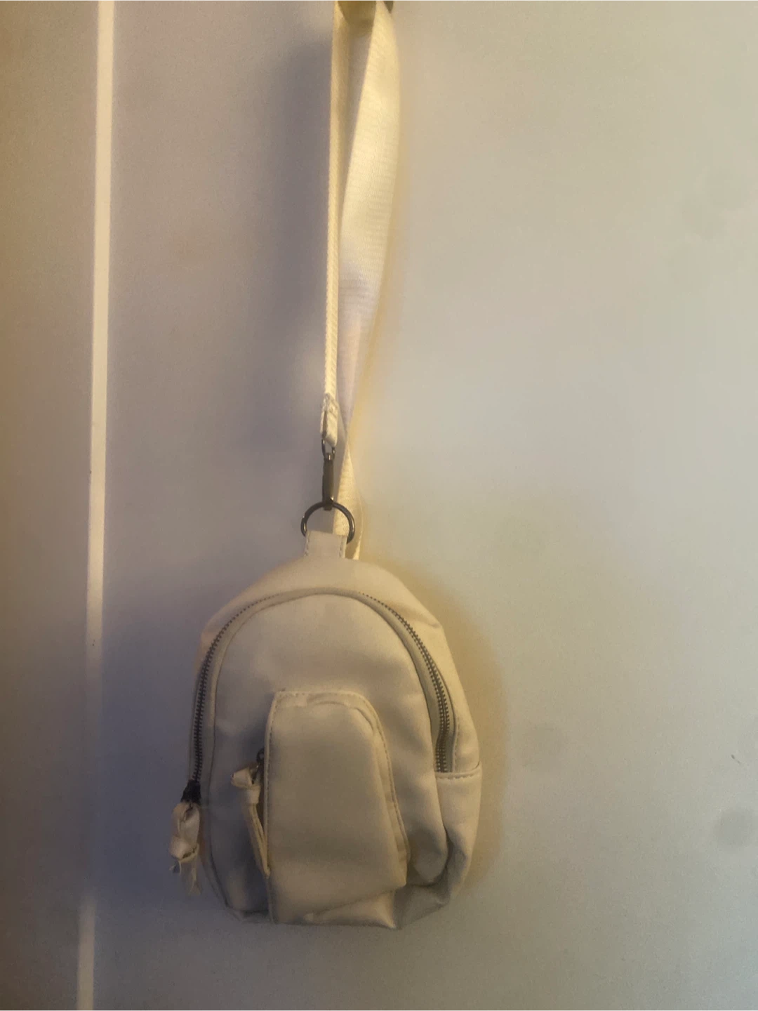 Cream Mini Backpack