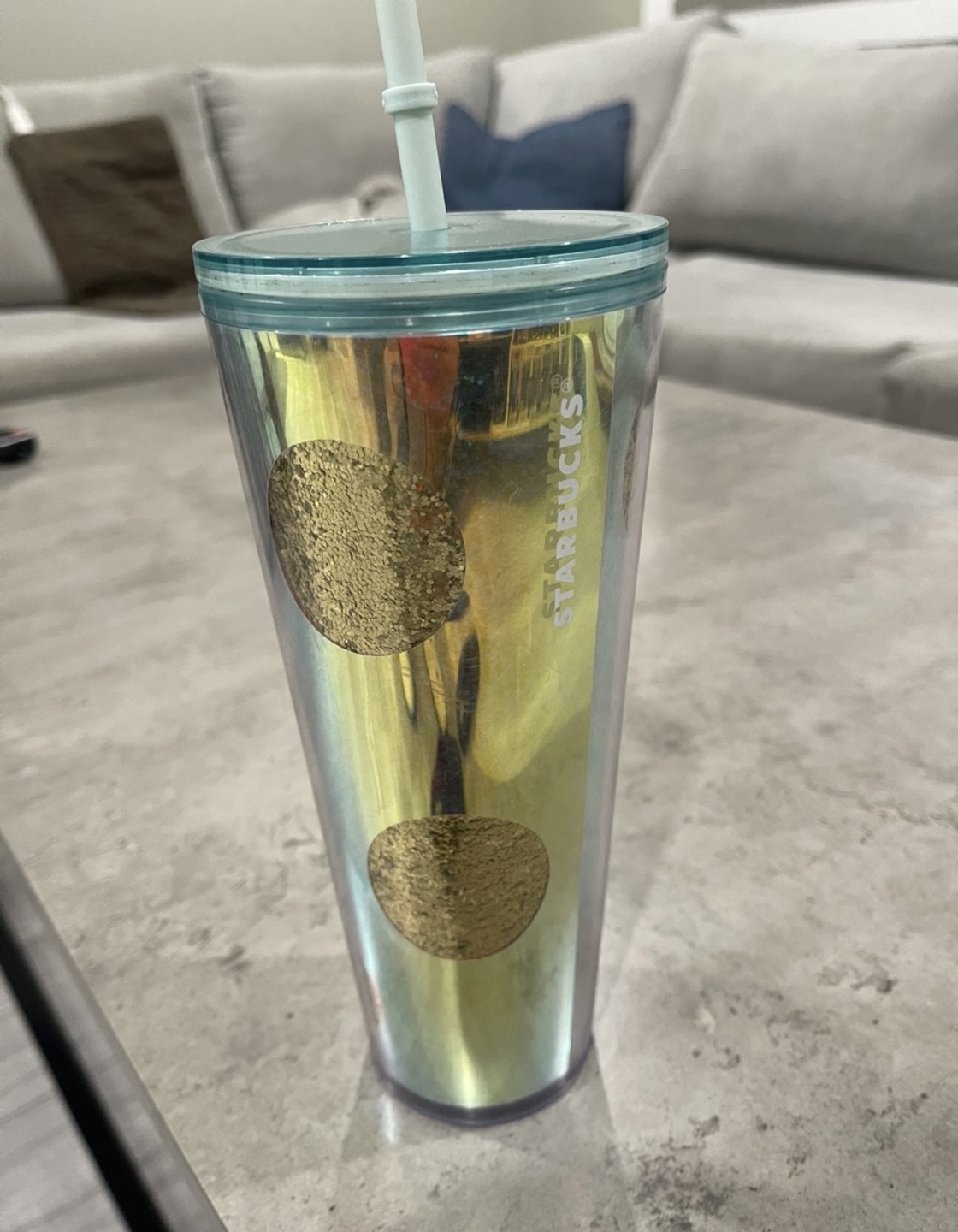Starbucks Iridescent Tumbler with Straw