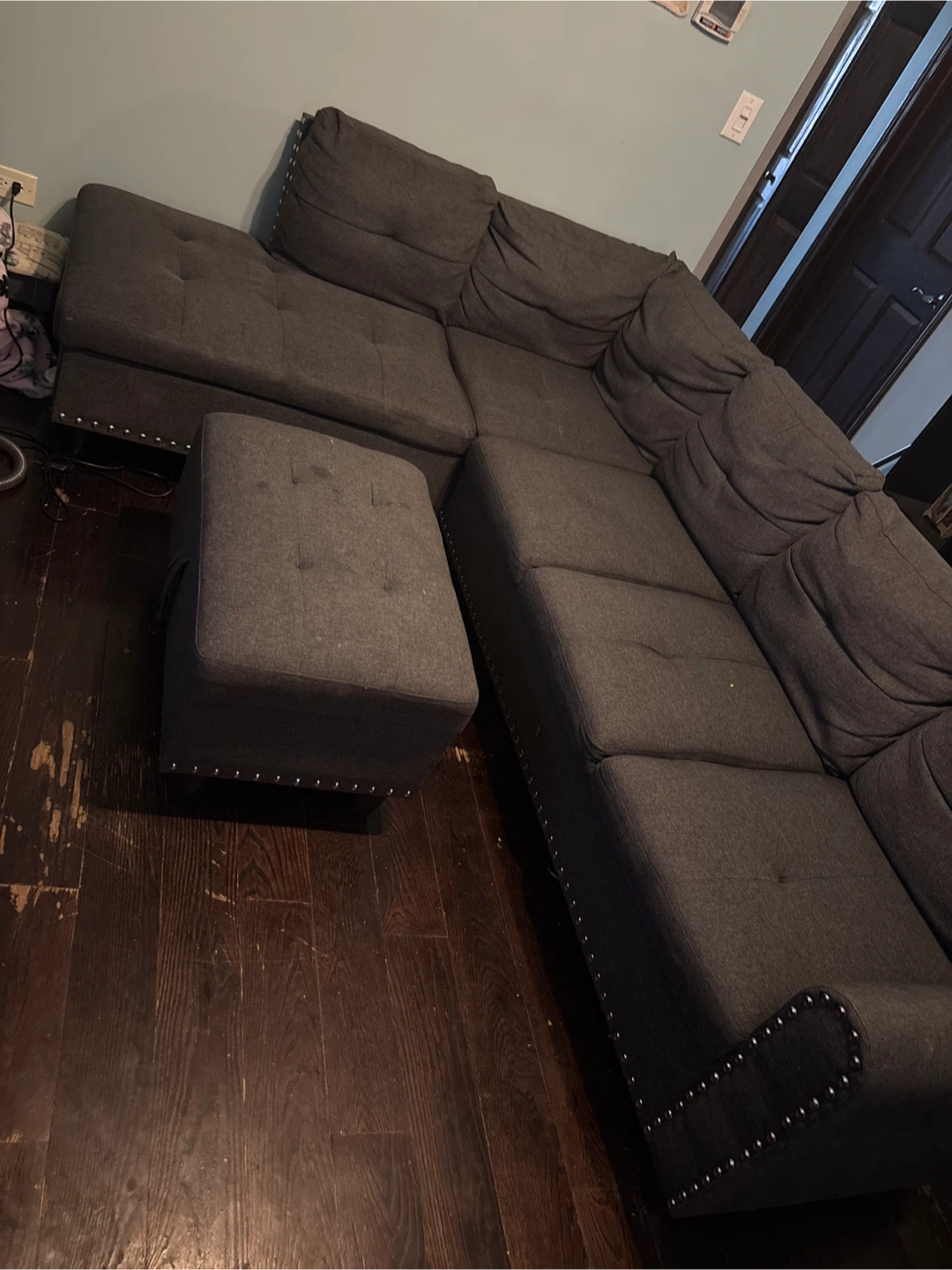Used couch needs deep cleaning . 3 pieces.