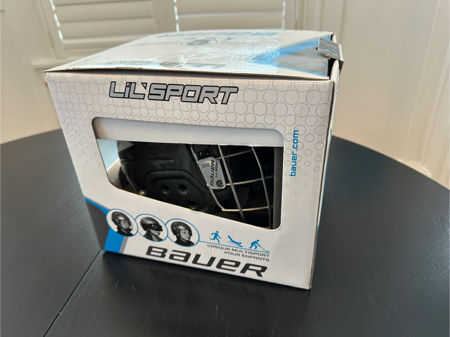 Bauer Lil' Sport Hockey Helmet with Cage - photo 3
