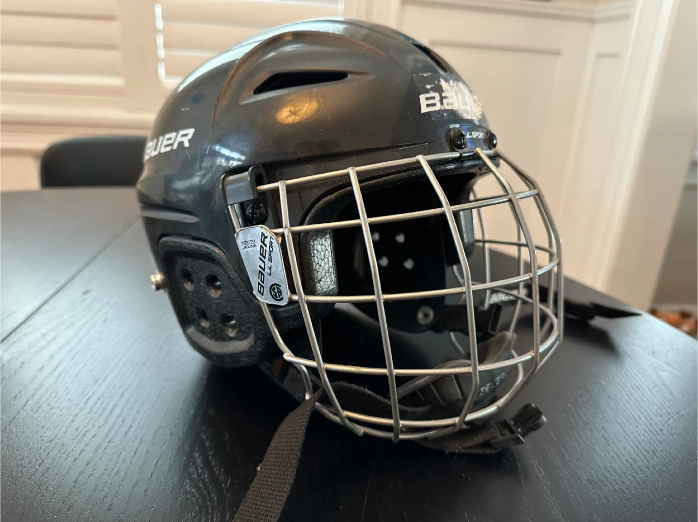 Bauer Lil' Sport Hockey Helmet with Cage - photo 2