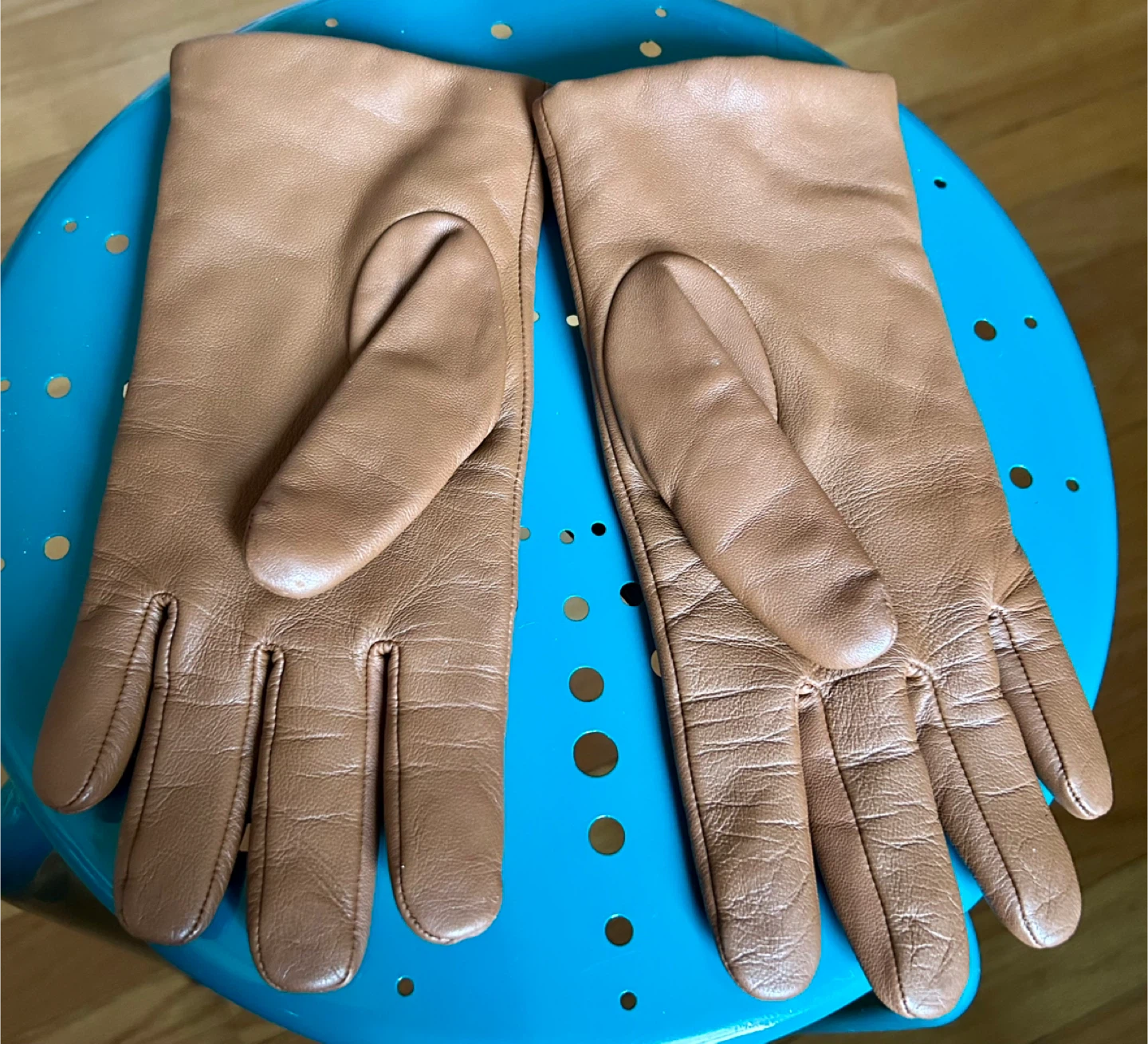 Coach leather gloves - photo 4